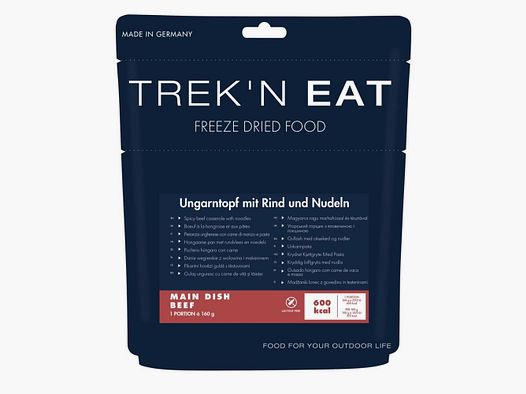 TREK'N EAT Węgierski Garnek z Wołowiną i Makaronem 160g