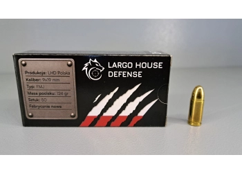LHD 9x19 LUGER FMJ 8G 124GR Munition