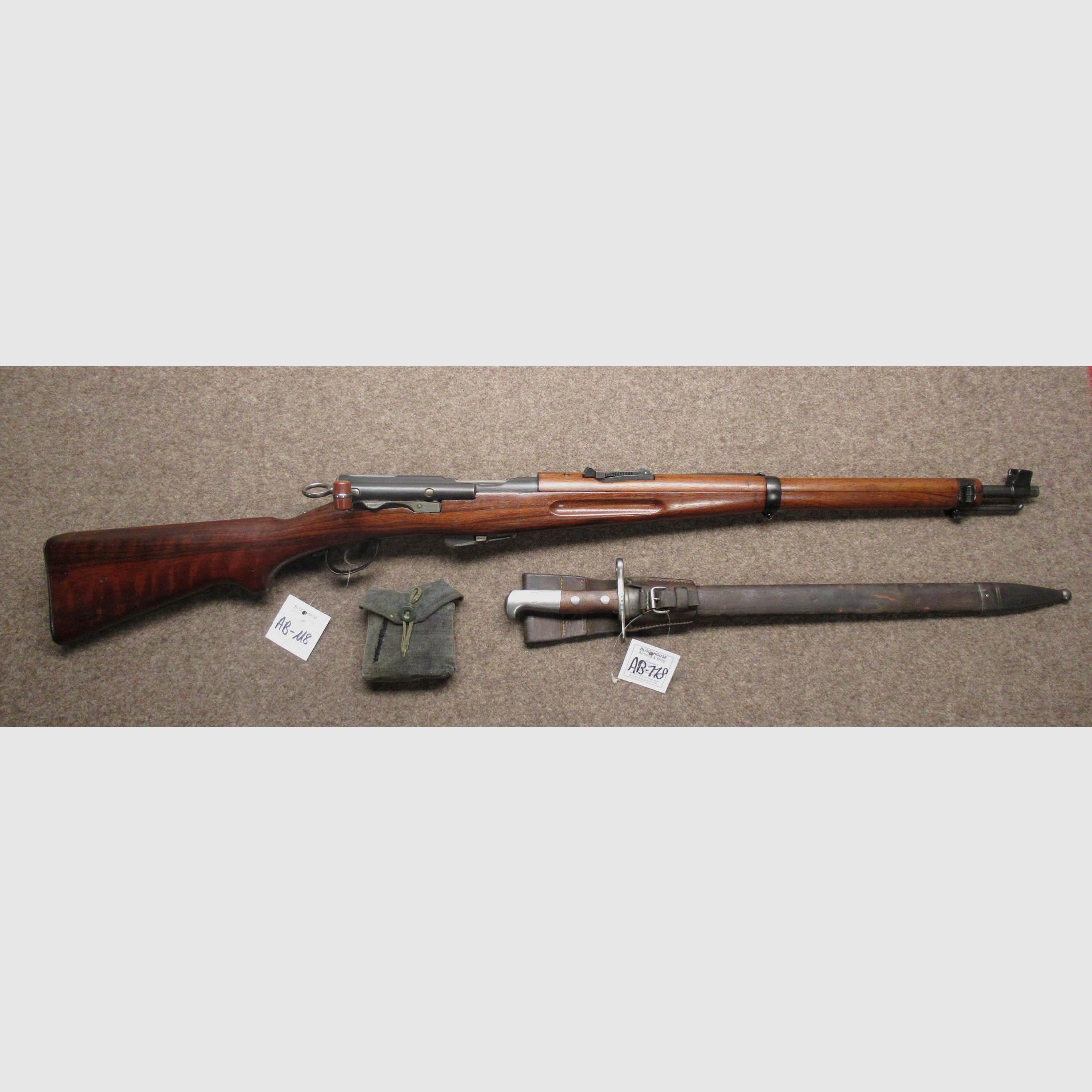 AB-118 W+F mod. K11 geweer kal. 7.5x55, afbeelding 1 van 4