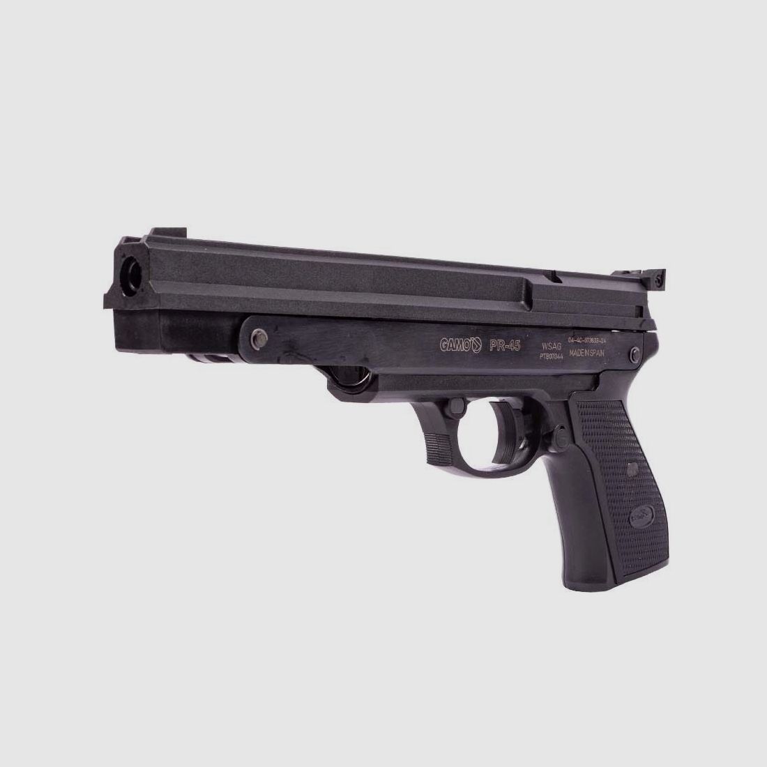 Gamo PR-45 pistola ad aria pre-compressione 4,5 mm diabolo nera