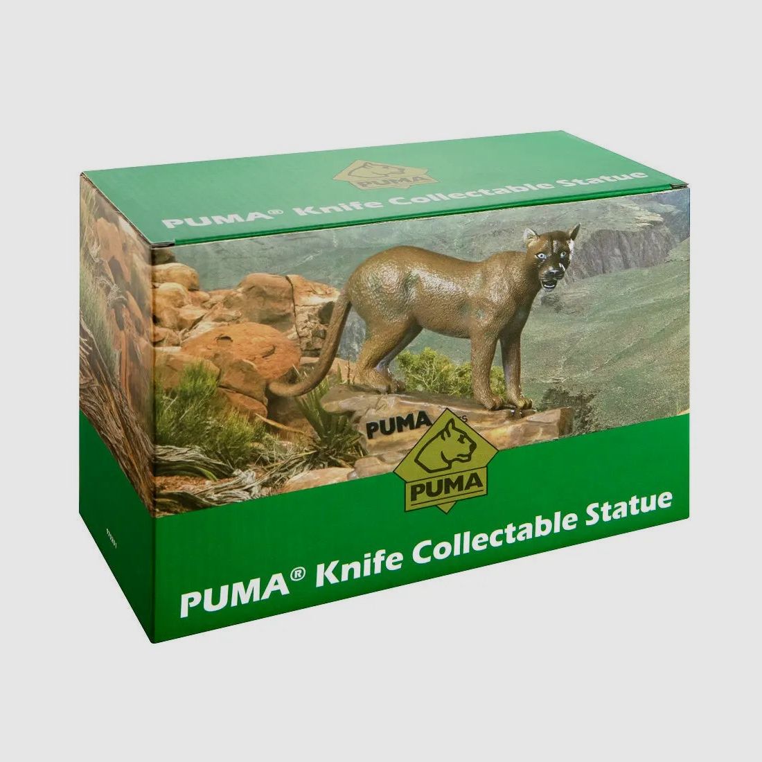 Figura PUMA, Estatua de exhibición de cuchillos