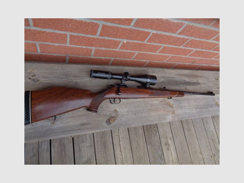 Sauer 80  Kal. 243 Win mit Schmidt und Bender 3-12x50 Klassik Abs 4. beleuchtet