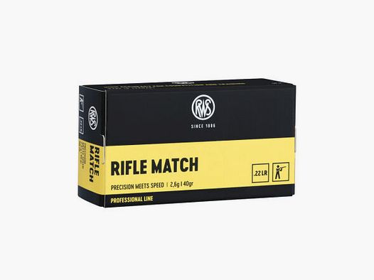 Amunicja RWS RIFLE MATCH 22 LFB 2,6g/40gr; V0=330m/s
