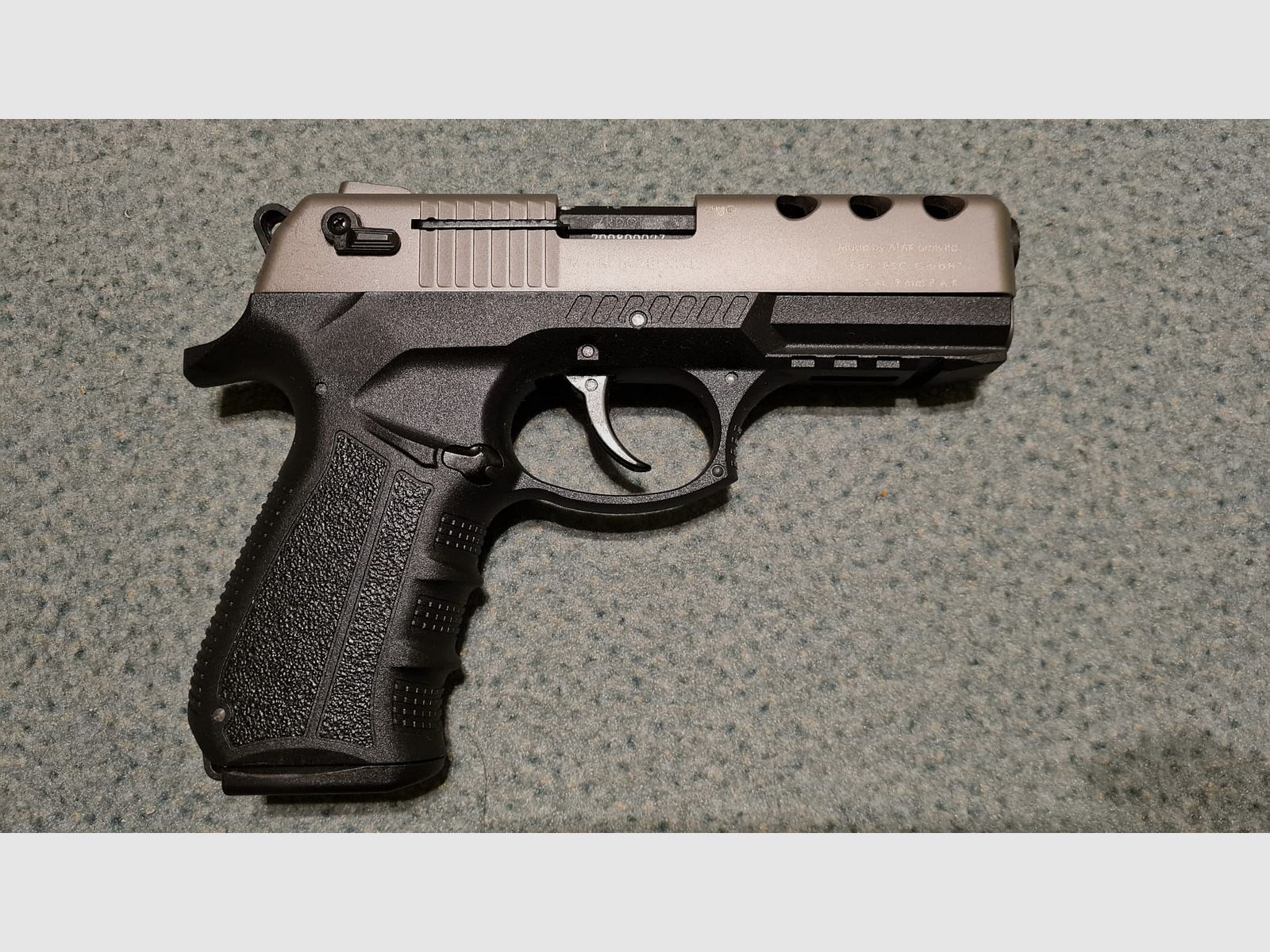 Zoraki 4918 Titan, 9mm P.A.K. PTB 1050