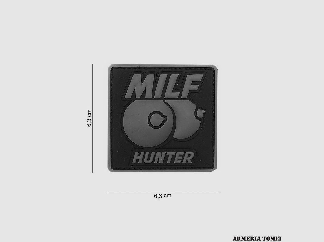 PATCH – 3D PVC MILF HUNTER GRAY #16087