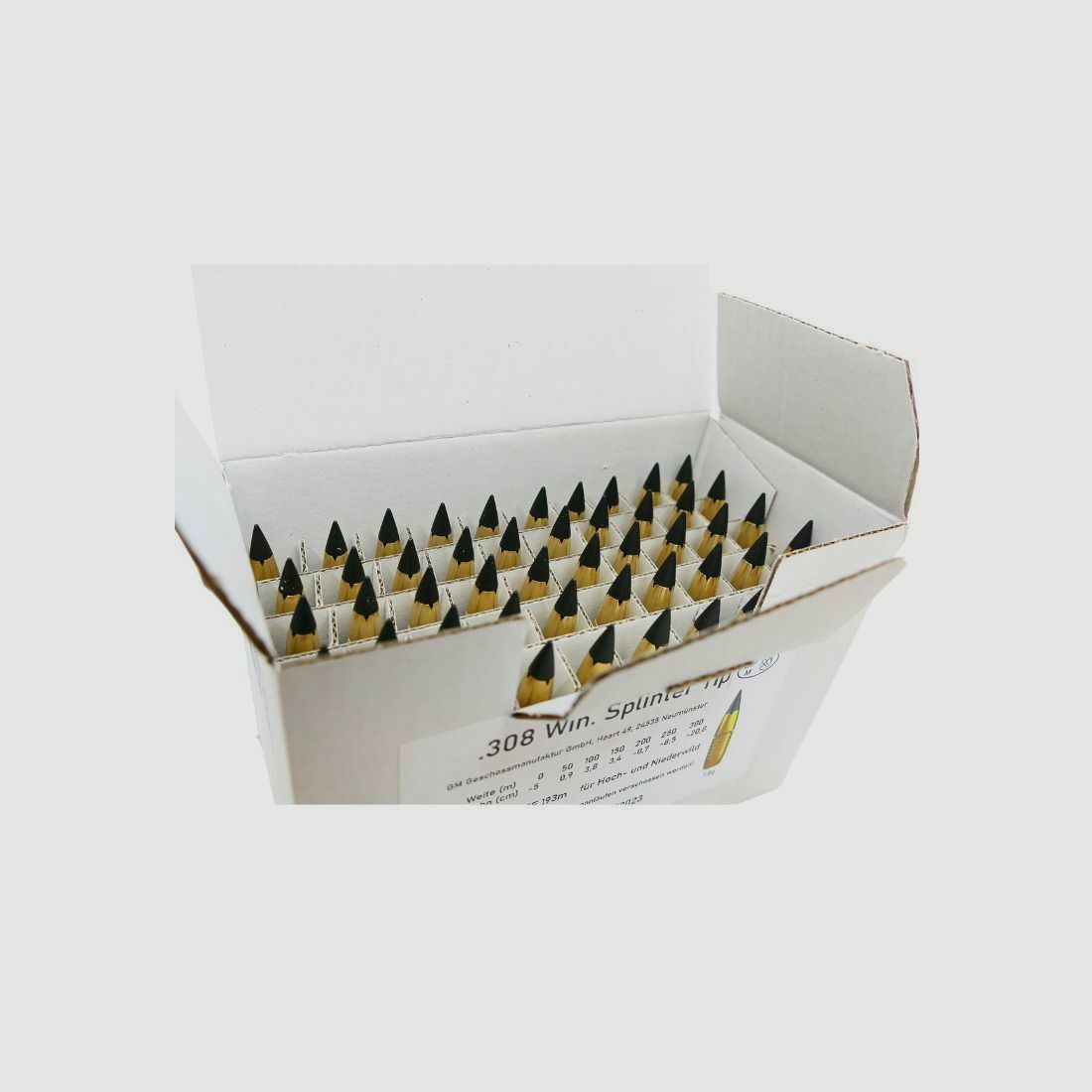 Geschoss-Manufaktur .308Win Splinter Tip 7,8g/120grs