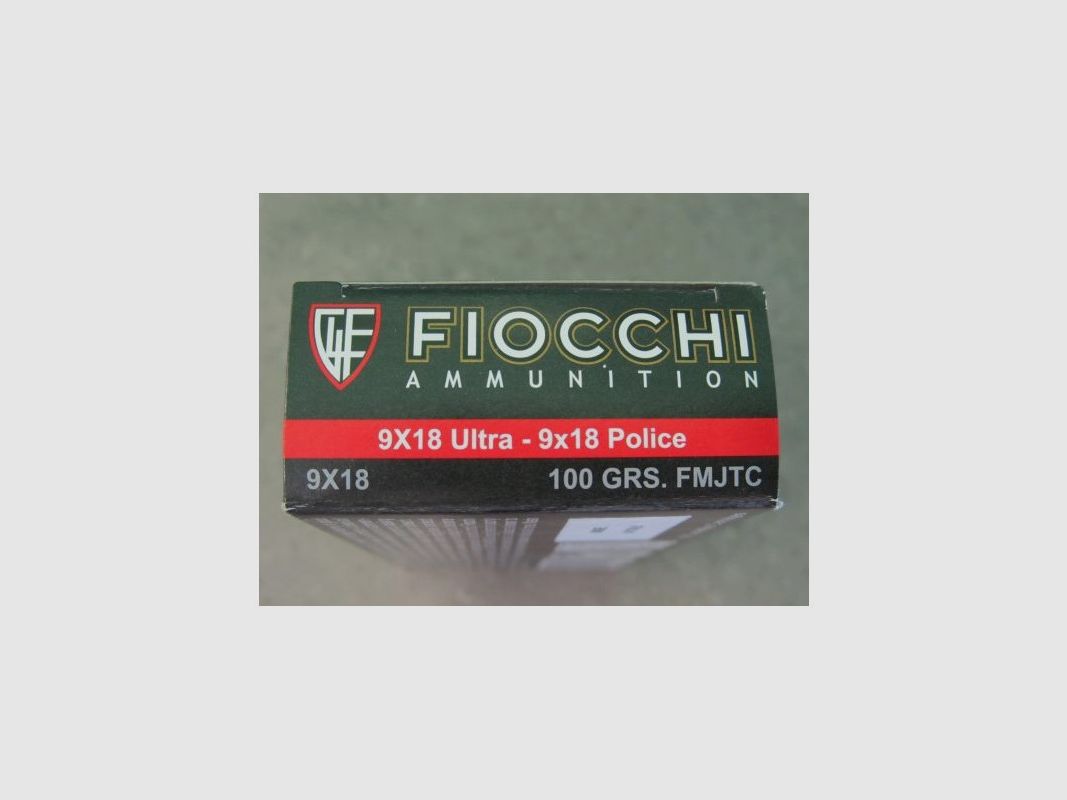 FIOCCHI CARTRIDGES 9 X 18 ULTRA 100 GR, image 2 of 2