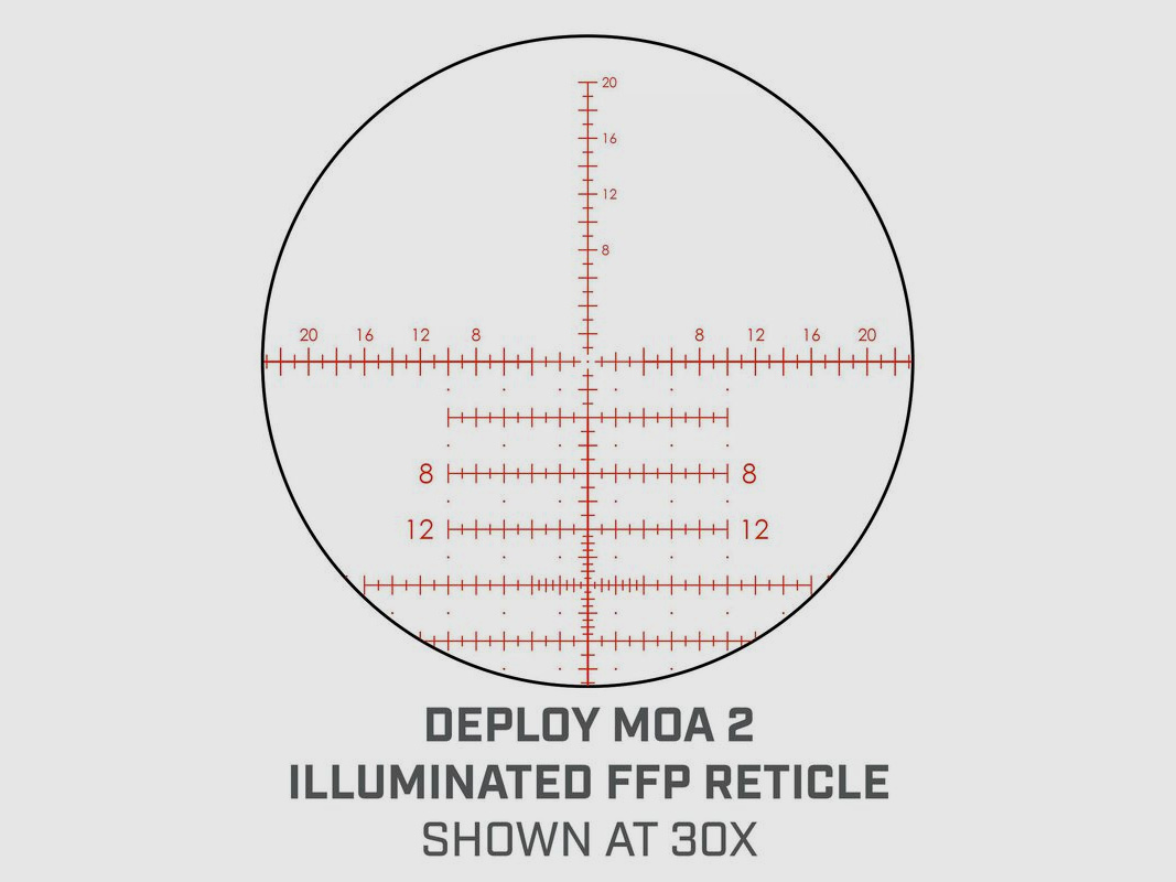 Bushnell Zielfernrohr Match PRO 5-30x56mm Deploy MOA 2 Leuchtabsehen 34mm