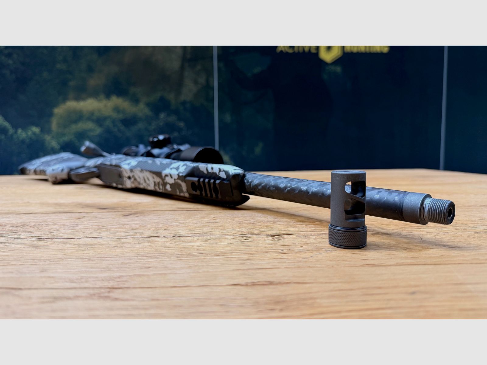 Gunwerks ClymR / 6 Creedmoor / LL 18" / con sistema in titanio / Kahles K318i 3,5-18x50