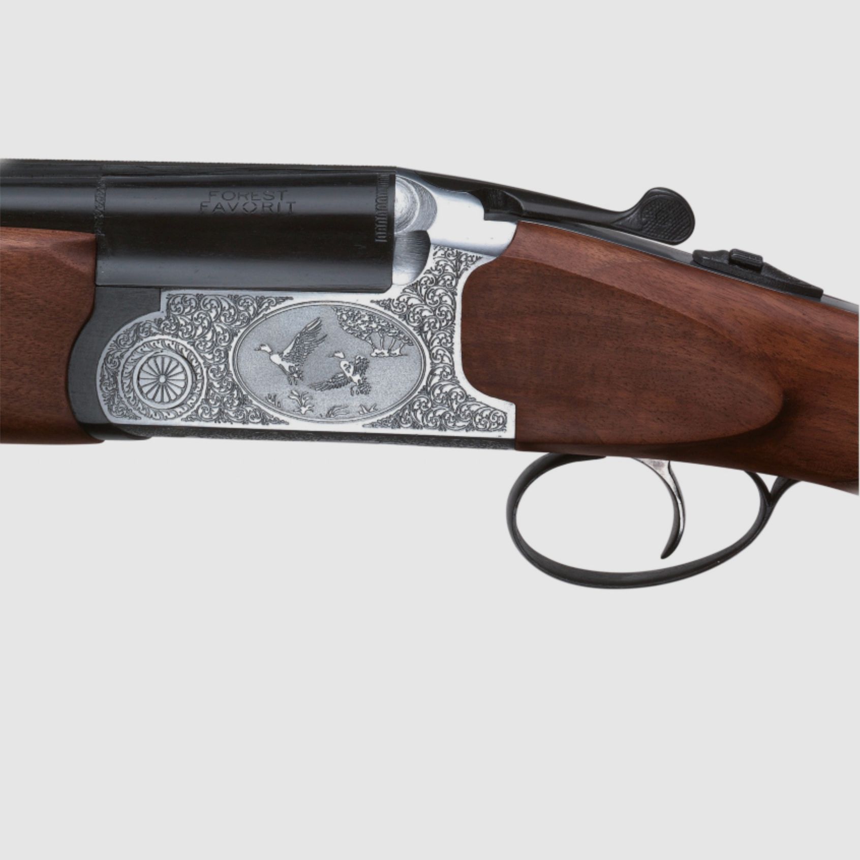 Forest Favorit Bockdoppelflinte 12/76 Stahlschrotbeschuss 76 cm Lauflänge