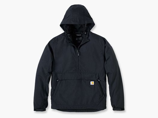 Carhartt Anorak Ligero Plegable, Hombre, Negro, XL