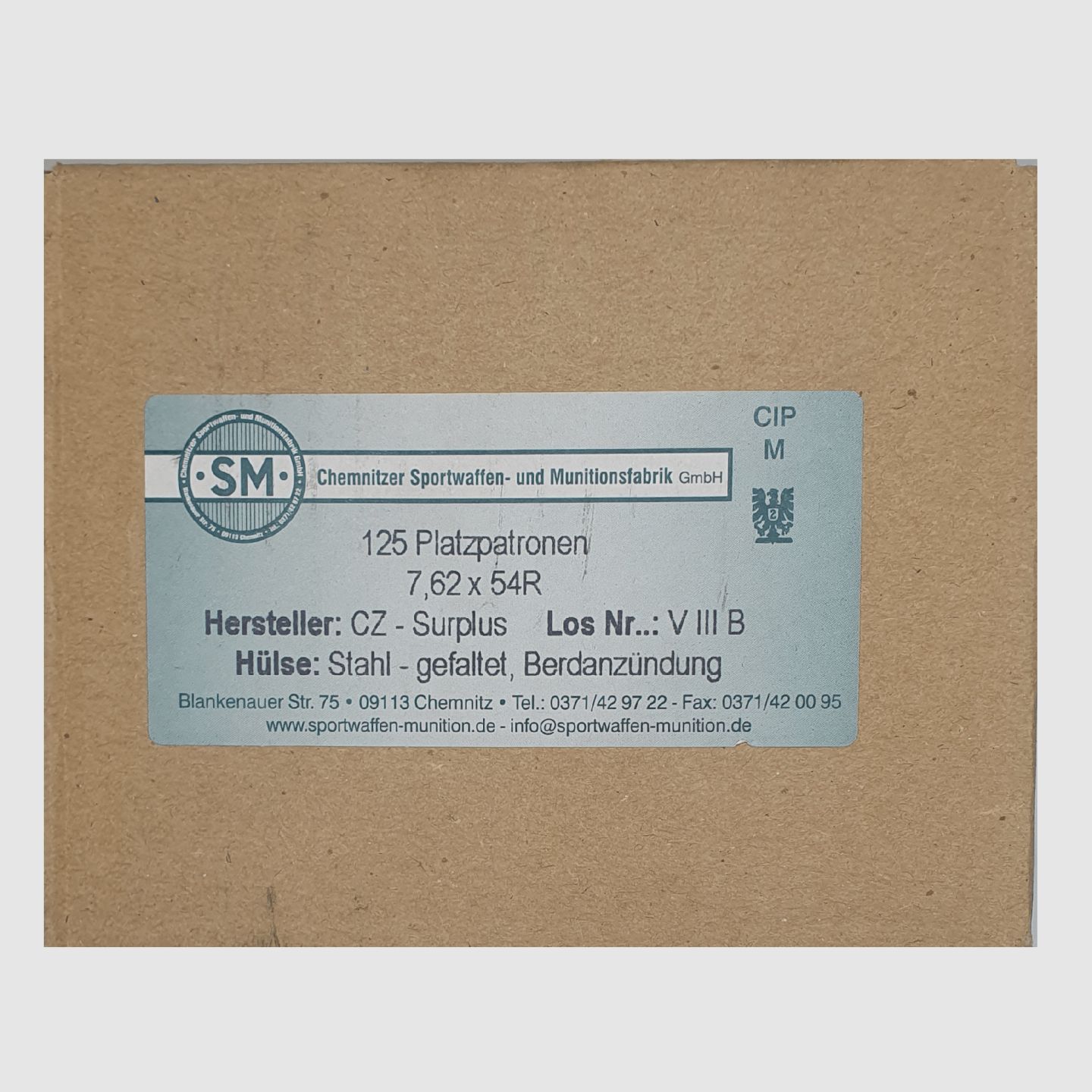 SM Knallmunition 7,62x54R