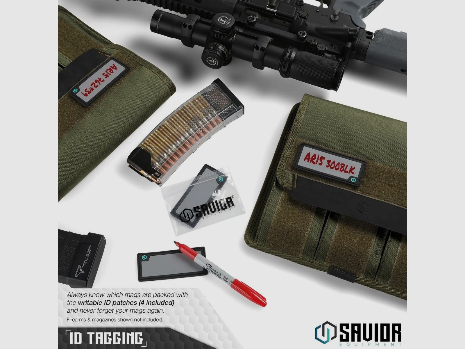 Savior - Torba na magazynki Karabinek - Rifle Mag Pouch - 3-slots 2-pack - Zielona - MP-FD-RIFX3-2P-OG, zdjęcie 3 z 6