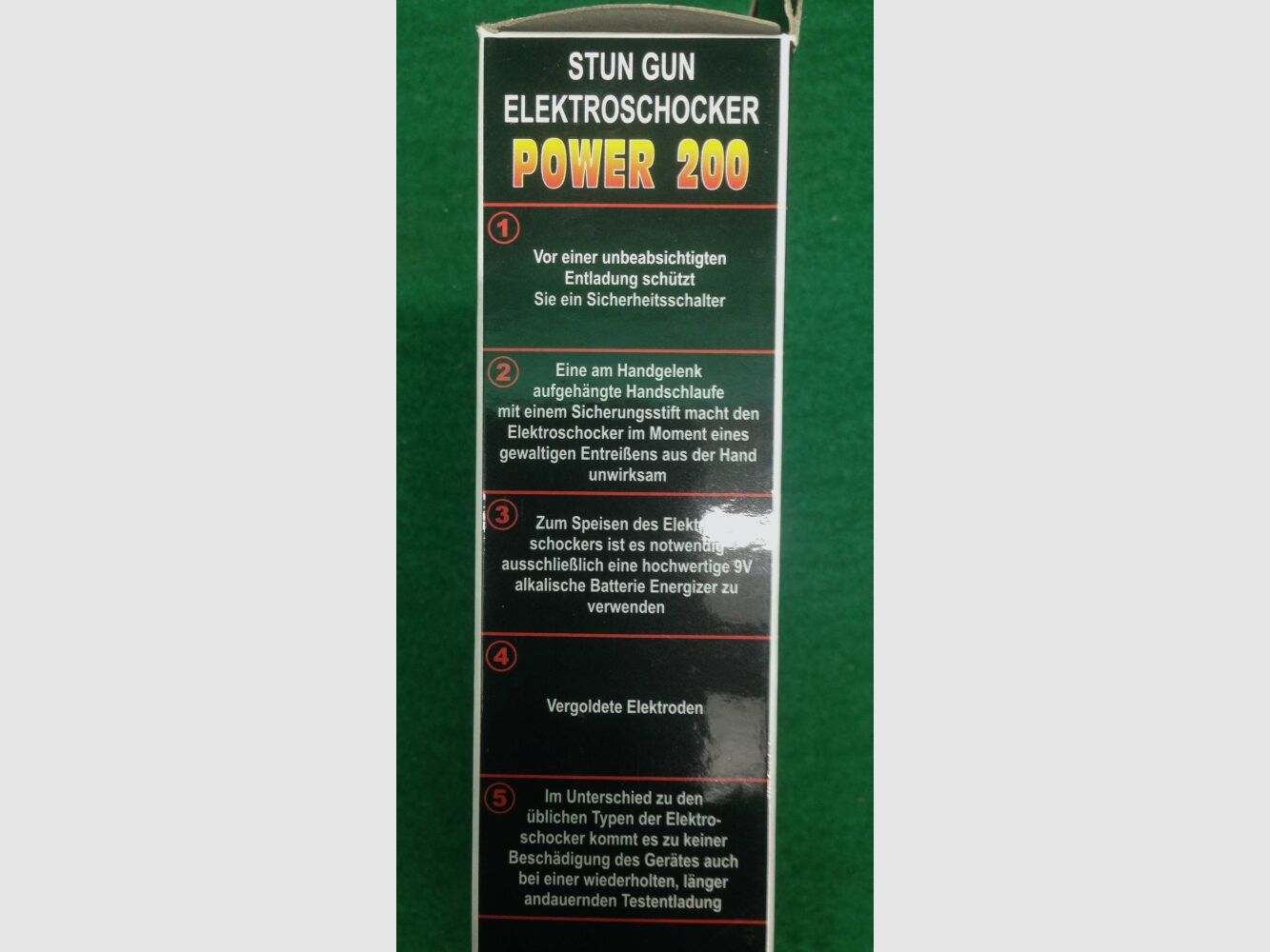 Power 200	 Elektroschocker 200 000 Volt