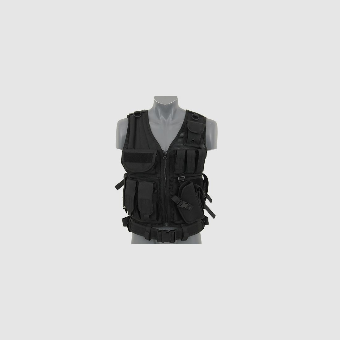 Law Enforcement Tactical Vest V.2 - BLACK [8FIELDS]