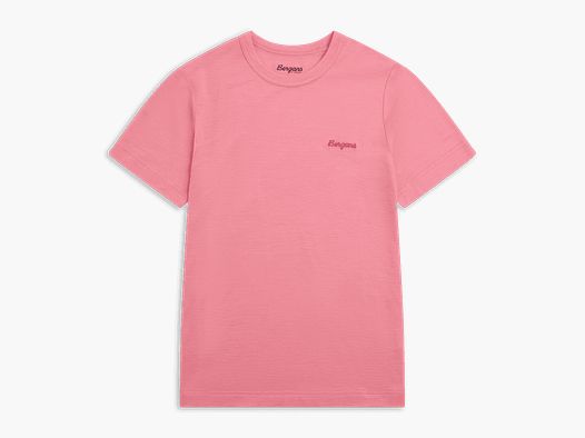 Bergans Logo Merino Tee Women Cherry Blossom XL