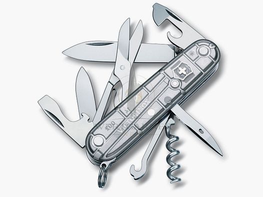 Victorinox Climber 91mm argento trasparente