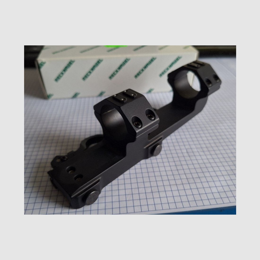 ERA-TAC 30mm extended block mount 75mm offset with QD lever