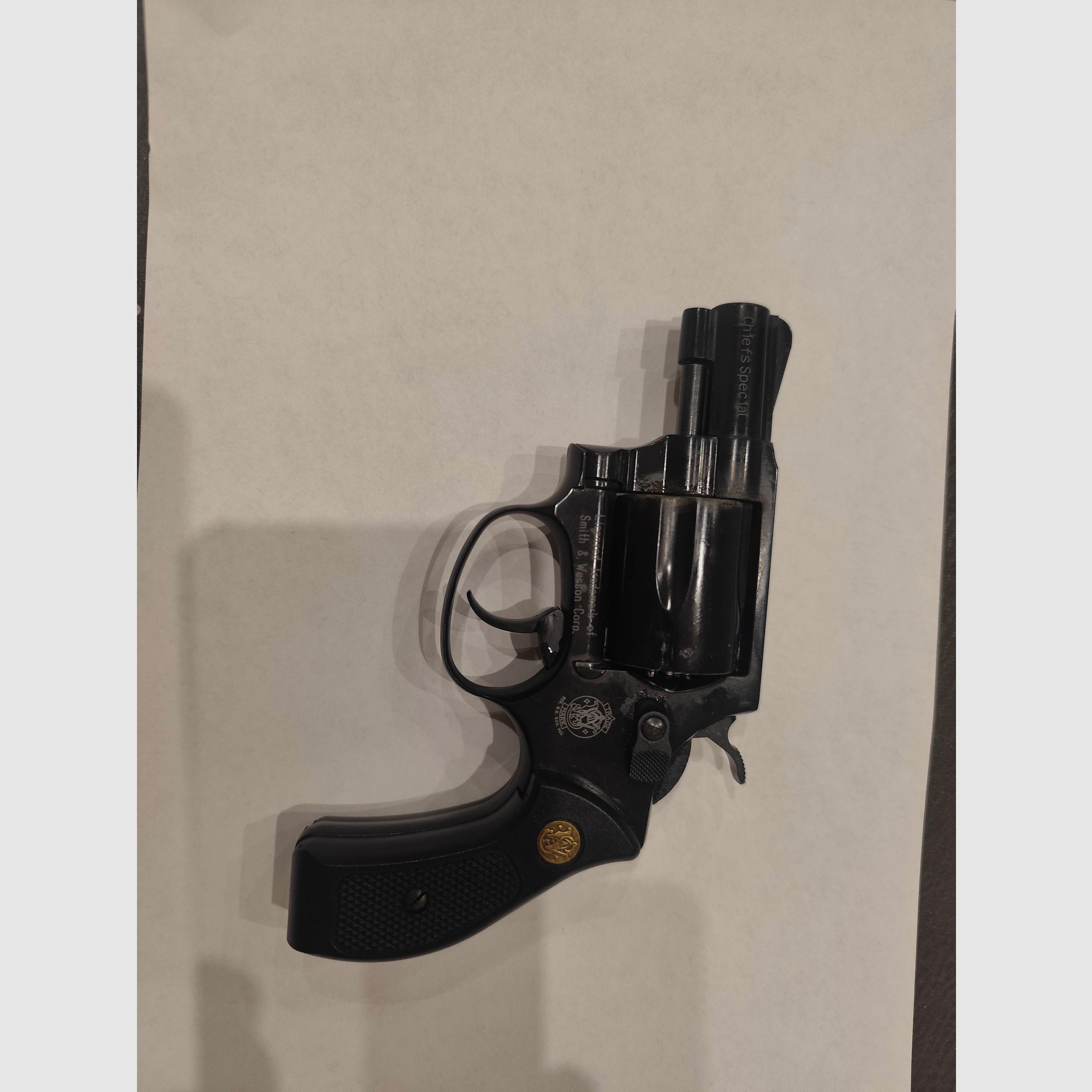 Smith & Wesson Chiefs Special  9mm R.K. - schwarz PTB 503
