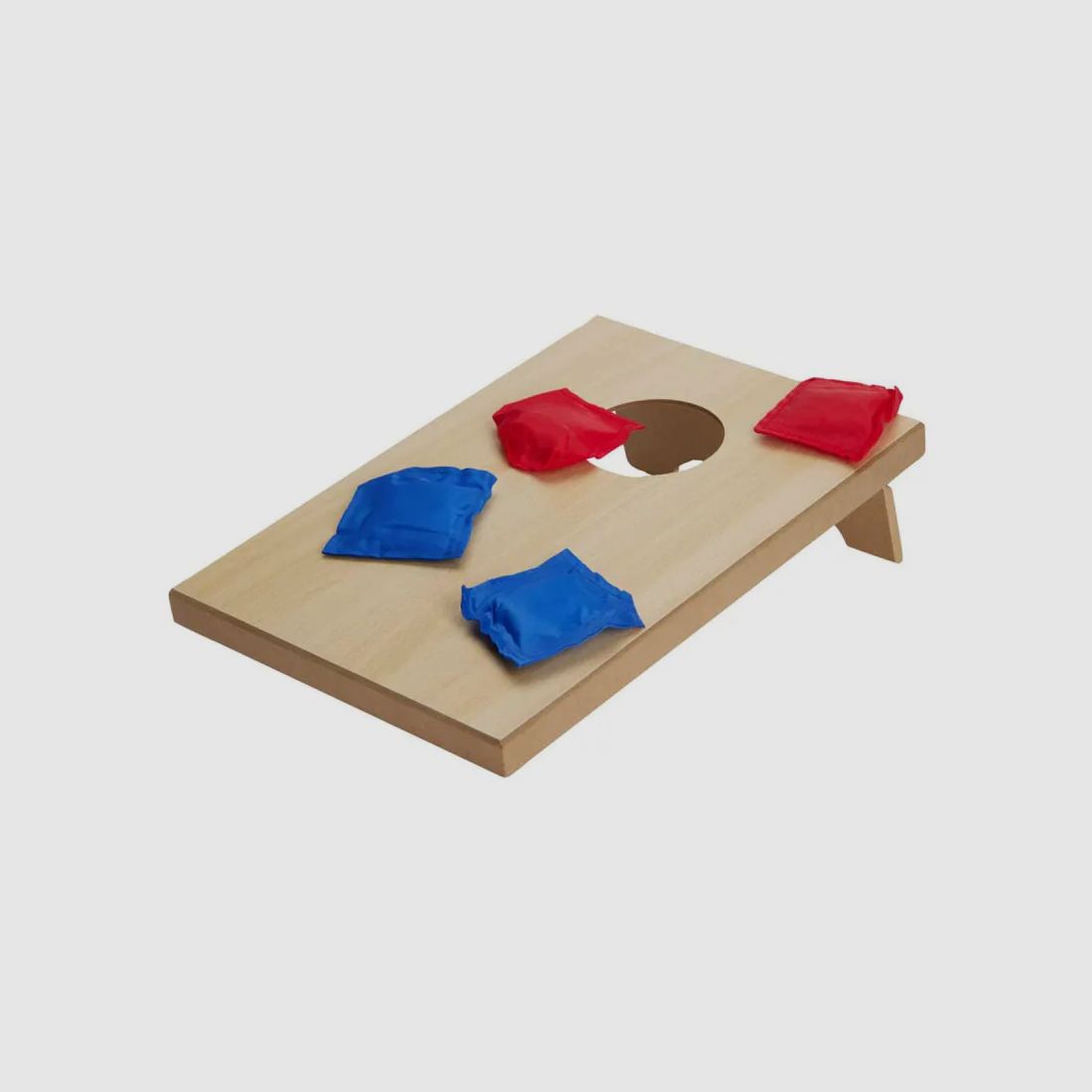 Cornhole-Spiel für den Außenbereich aus MDF mit 4 Säcken - 39x26 cm, Bild 1 von 4