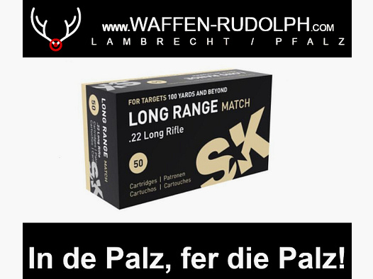 SK Long Range Match .22 lr. VPE: 50 disparos *Requiere EWB
