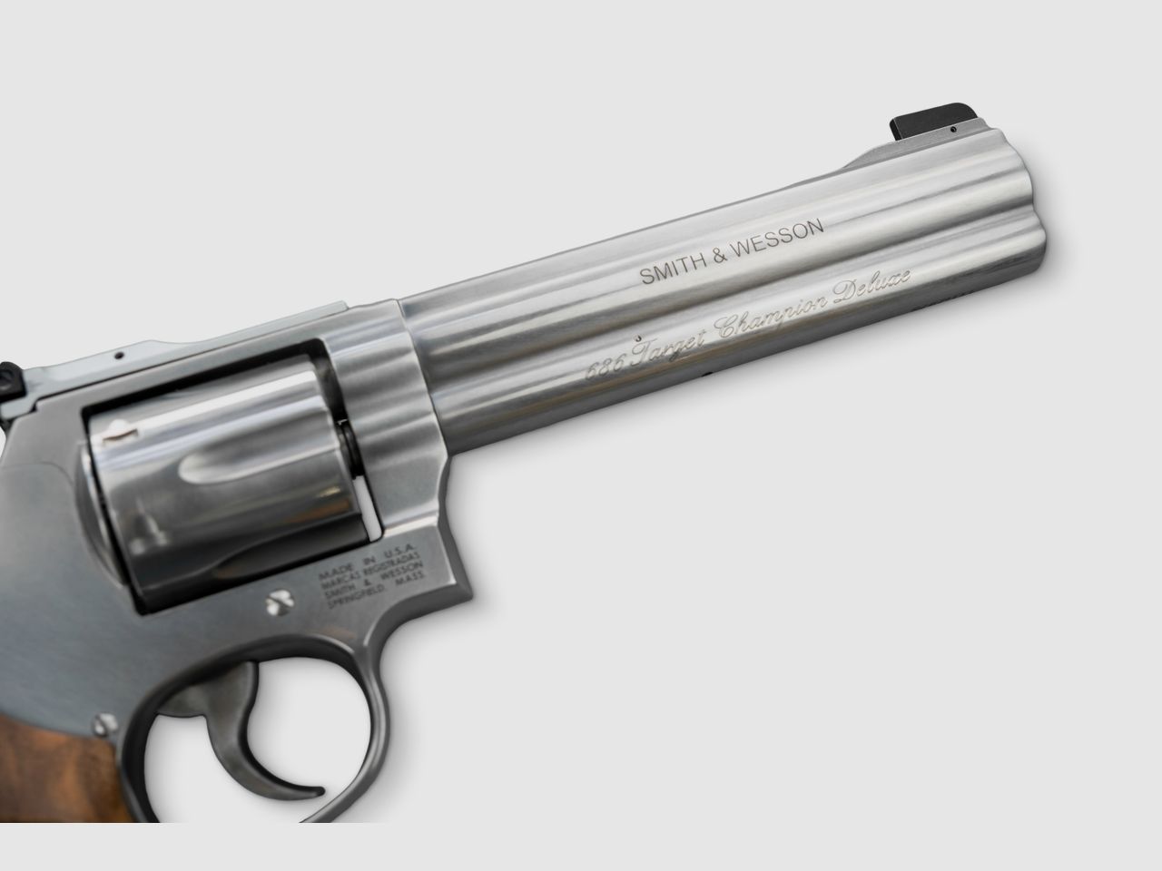 Smith & Wesson Revolver 686 Target Champion 6" .357 Mag. Stainless, image 3 of 6