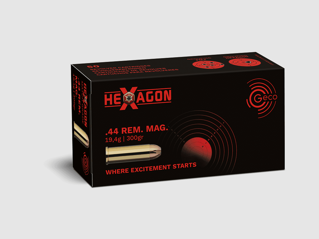 Geco .44 Rem. Mag. Hexagon 300gr. - 50 pcs.