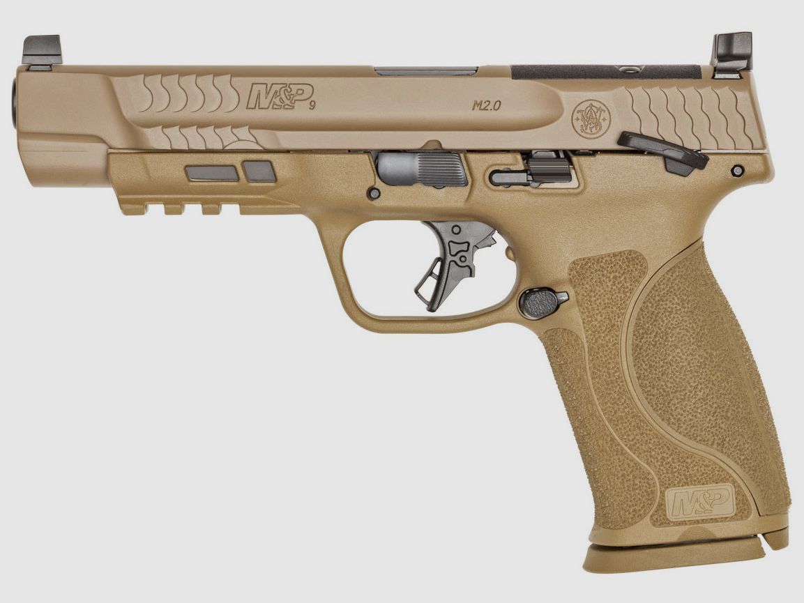 Pistola SMITH & WESSON M&P9 M2.0 5″ Optics Ready FDE, imagen 1 de 6