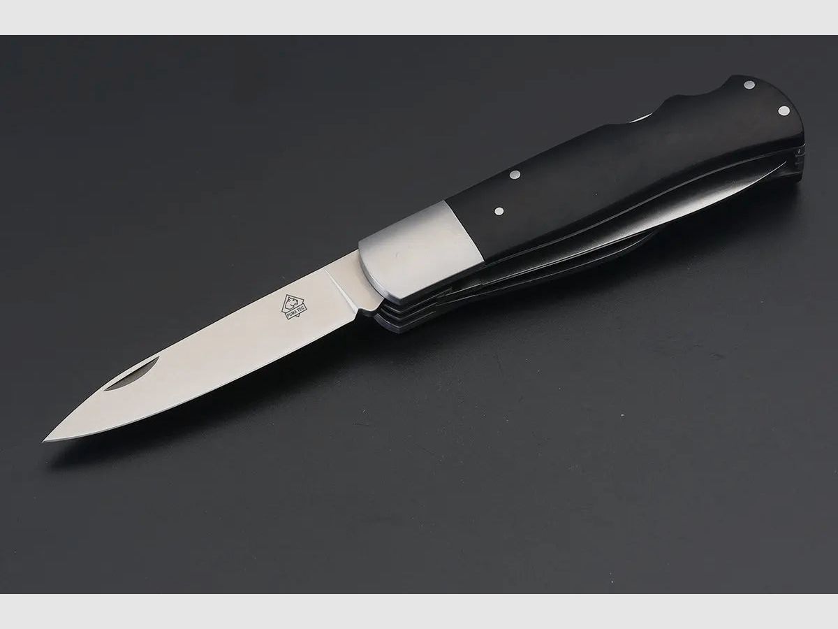 Couteau de poche de chasse PUMA TEC en ébène
