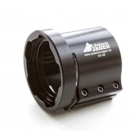 Prazise Jagen manicotto di serraggio – 49 mm – alluminio – attacco a baionetta, immagine 1 di 4