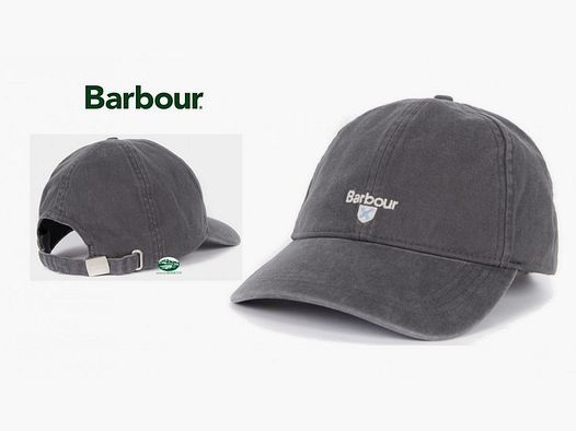 BARBOUR Hoed met brede rand Cascade katoen kleur olijf