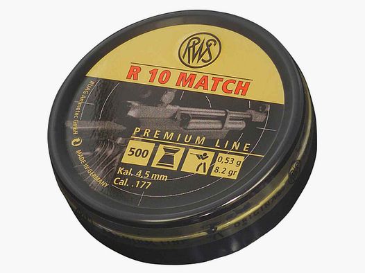 RWS 4,50mm Diabolo R 10 Match 0,53g