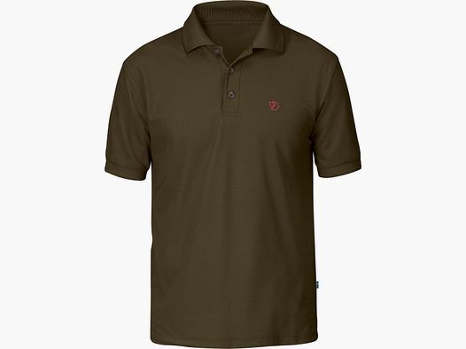 FJÄLLRÄVEN Crowley Pique Shirt M Olive Foncé