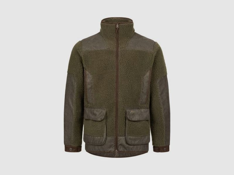 Blaser Herren Fleecejacke Sherpa Dunkeloliv M