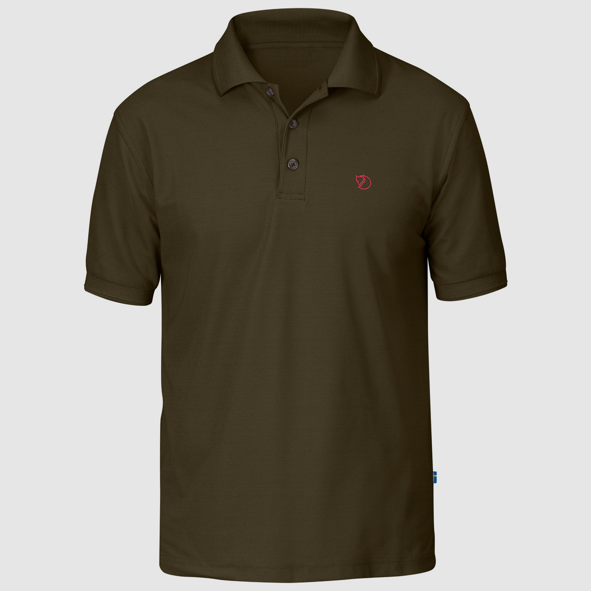 Fjällräven Poloshirt Crowley Pique Dark Olive