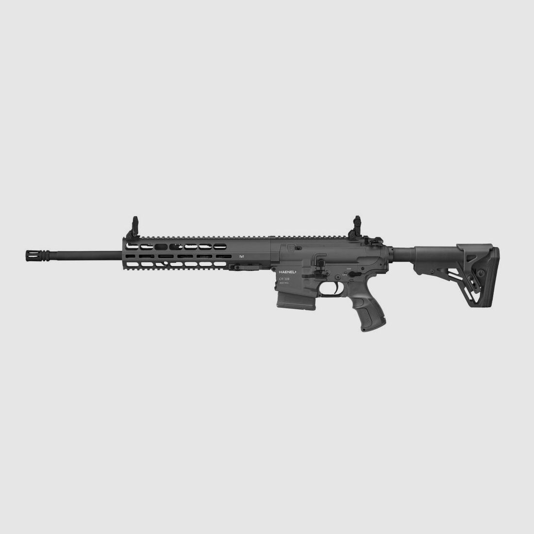 Haenel CR 308 20", spust meczowy i długi przedni chwyt M-Lok