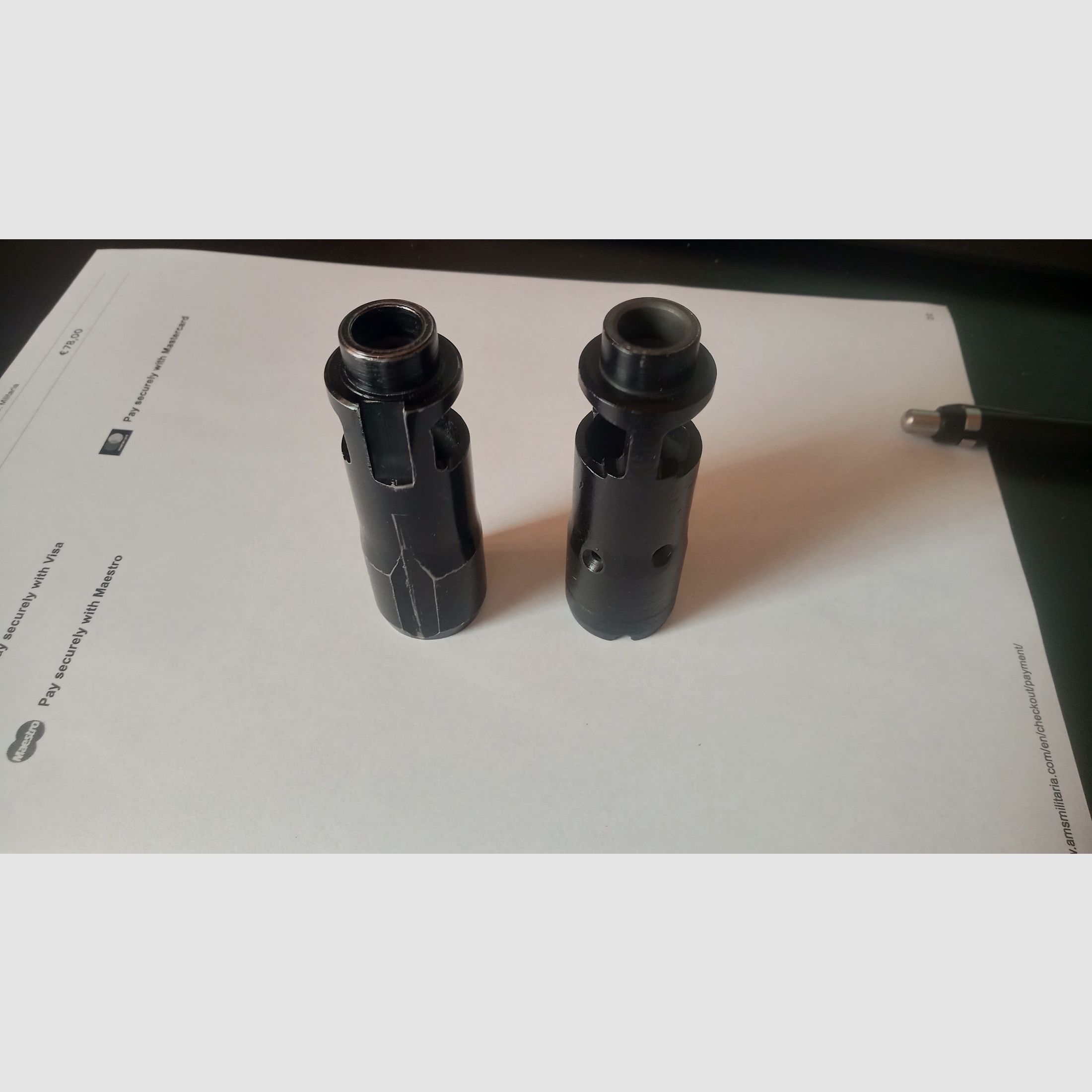 Offerta di scambio: Originale Izhmash AK-74 Flash Hider 7,62 e 5,45/.223 per Arsenal Flash Hider // Kalashnikov russa 24x1,5 mm filetto destro freno di bocca soppressore di fiammata