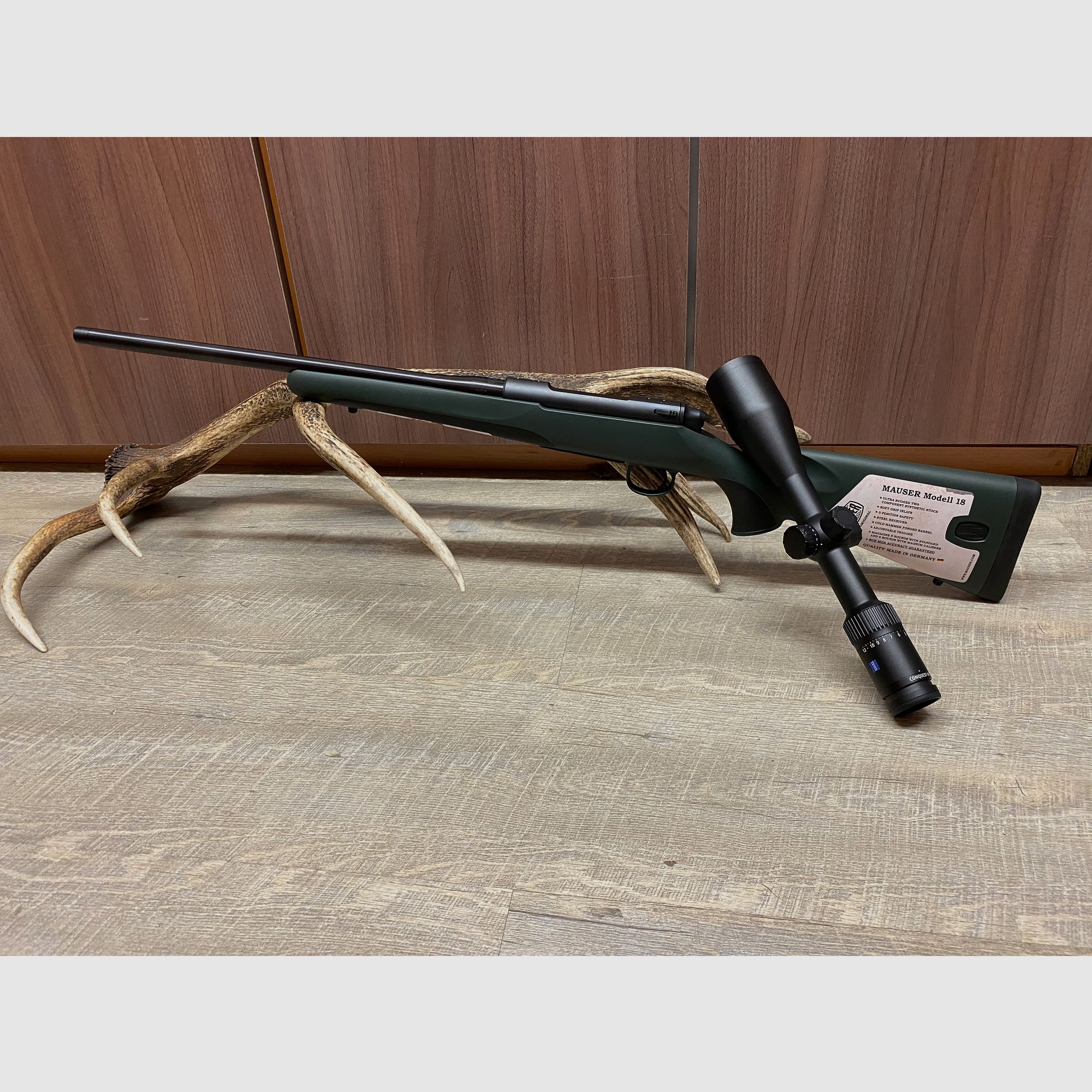 Mauser M18 Waldjagd, mit Zeiss Conquest V4 3-12x56