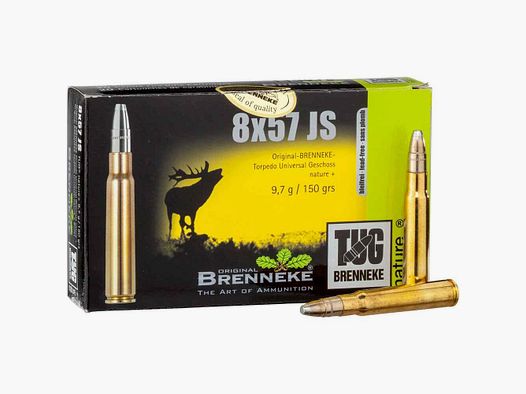 8x57 IS TUG nature+ 9,7g/150grs. Brenneke