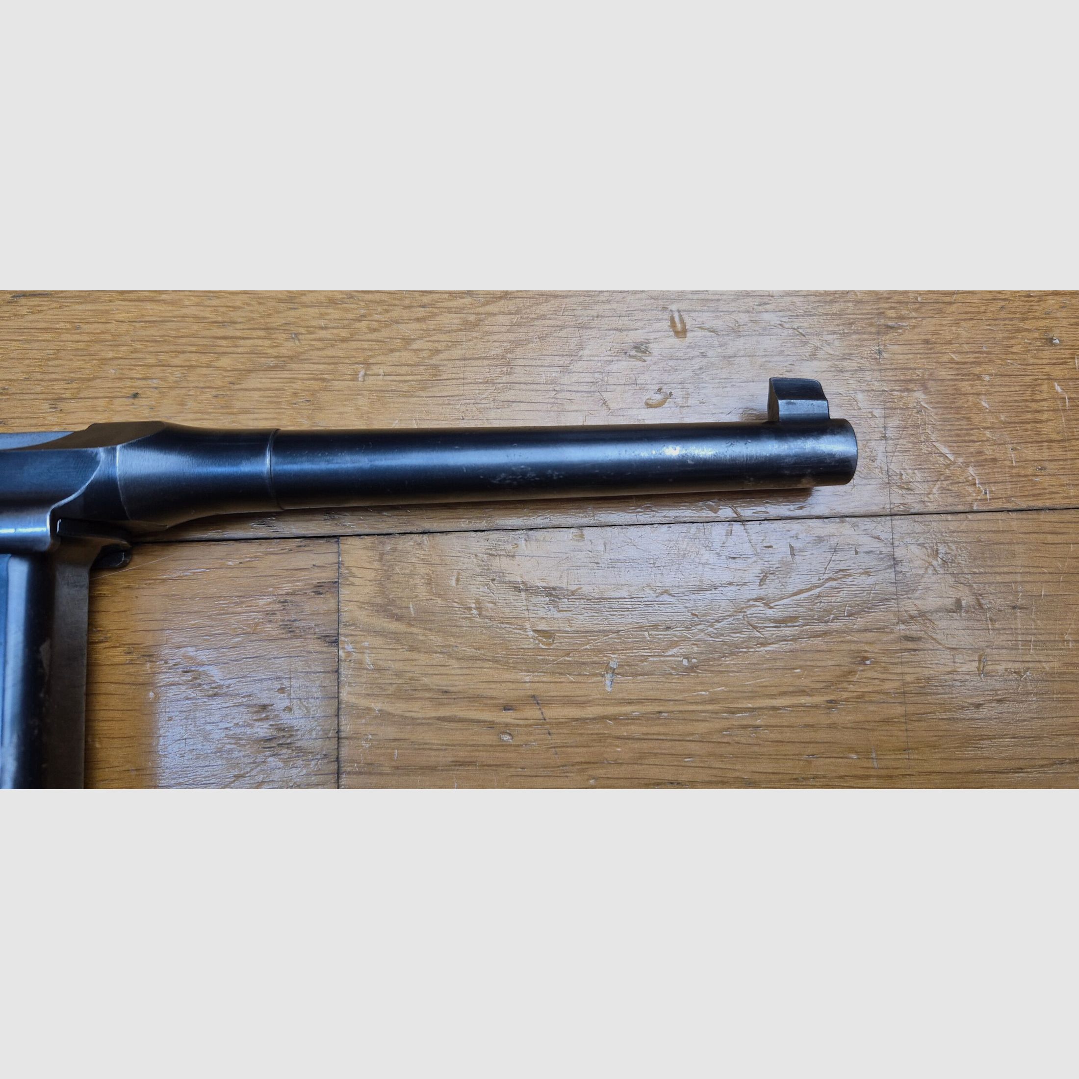 Sehr seltener Automatikpistole C96 Typ Schnellfeuer „genannt 712“ – Kal. 7.63 Mauser – Seltenes Exemplar, das von der Wehrmacht oder der SS verwendet wurde – Mythische Waffe – Eines der letzten produzierten Exemplare – Westinger-Typ Selektor – 100% monomatrikulierend – Mauser 10-Schuss Magazin konform – Handgefertigtes Etui 2. Weltkrieg – TBE++ – Kategorie A2 – Export AUSSCHLIESSLICH!, Bild 19 von 34