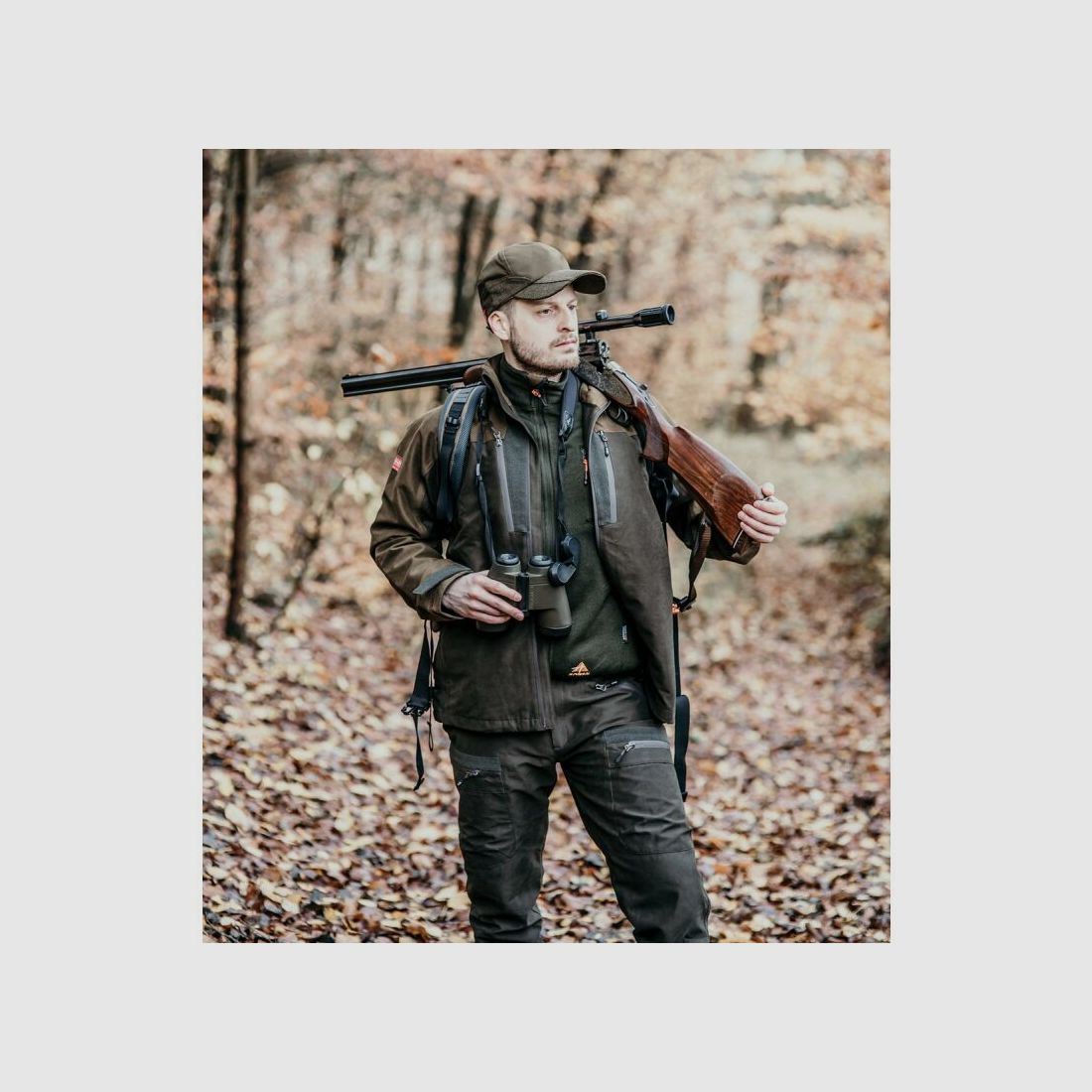 Alpenheat Beheizte Fleece Weste Grün Melange