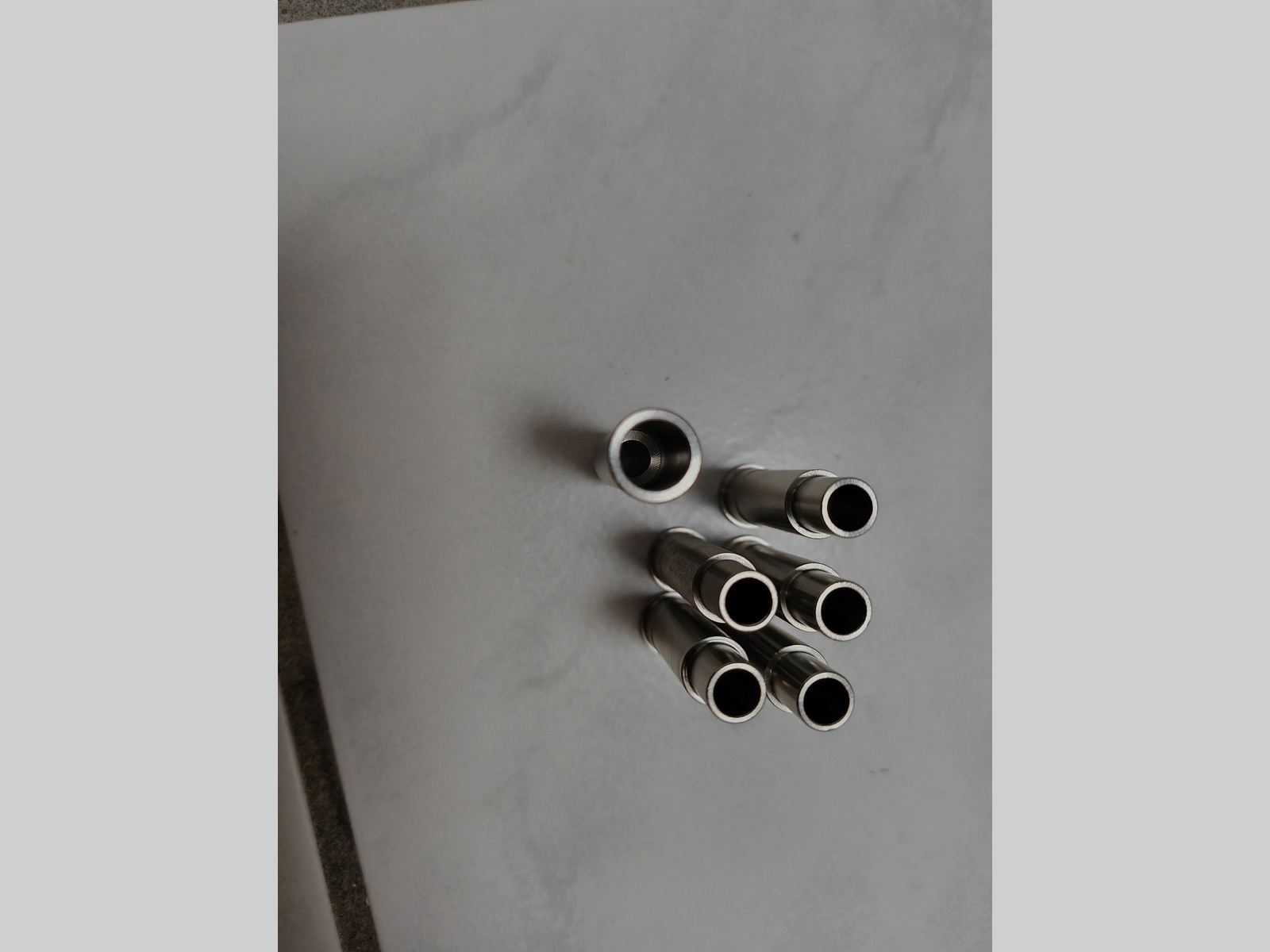 6x LEP Edelstahl Pufferpatrone für abgeschlagene Kartuschen passend für ME Bull Barrel und/oder ME Single Action Army SAA Revolver