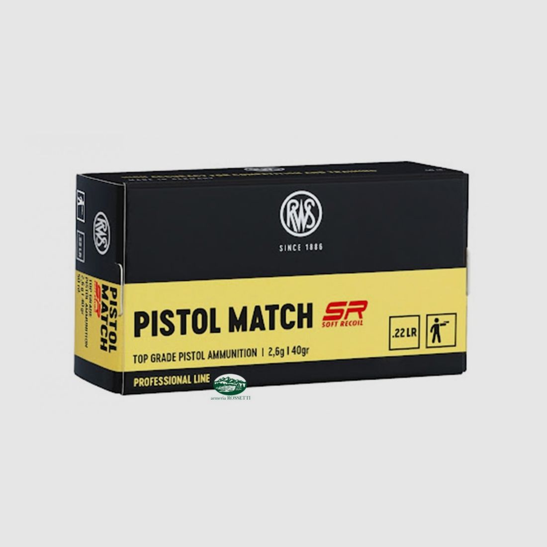 RWS Munizioni cal.22 lr Pistol Match