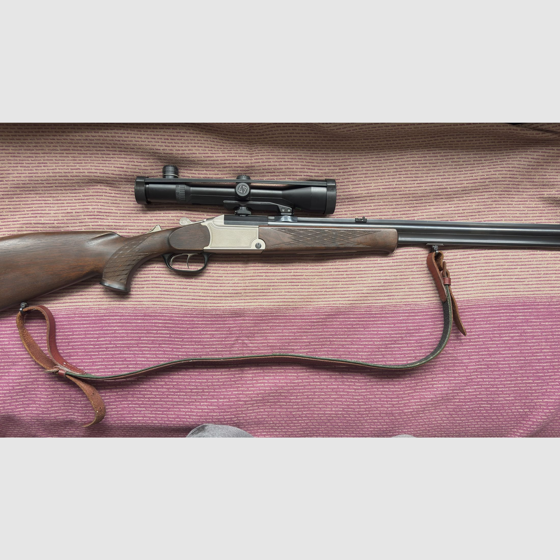 Escopeta de doble cañón BBF 700/88 Cal. .30 R Blaser/ 12/70 con visor Varipoint VM 2,5-10x50