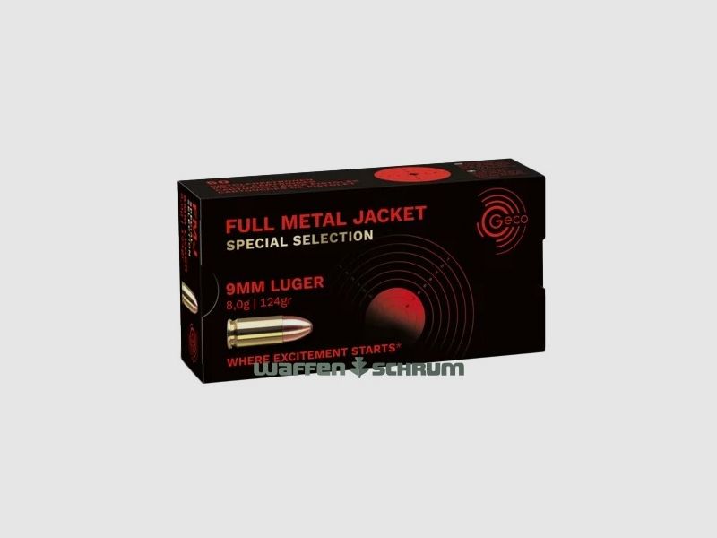 Geco 9mmLuger VMR Special Selection 8,0g - 124gr