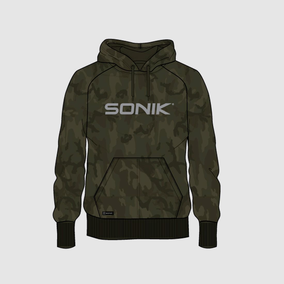 Sonik Camo Hoodie