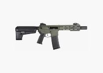 M4 AR15 M-LOK SilentOps 8 Zoll CHARLIE Oliv S-AEG Airsoft Gewehr Frei ab 18 Jahren | Delta Armory