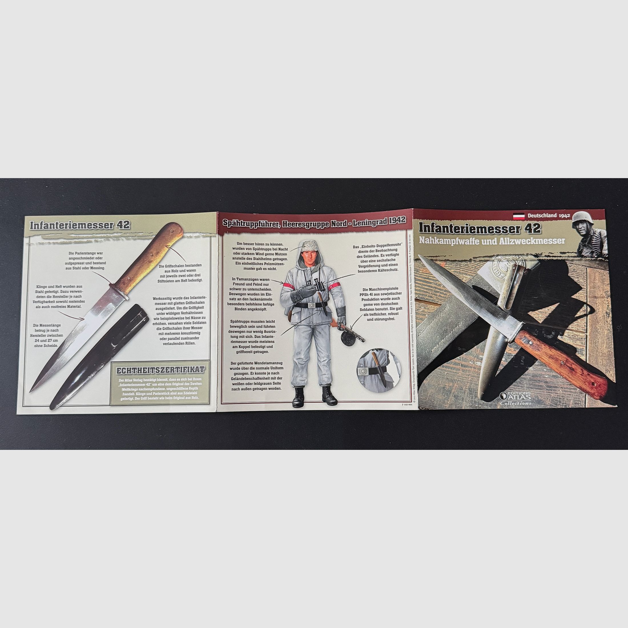 Wehrmacht infantry knife 42, trench dagger