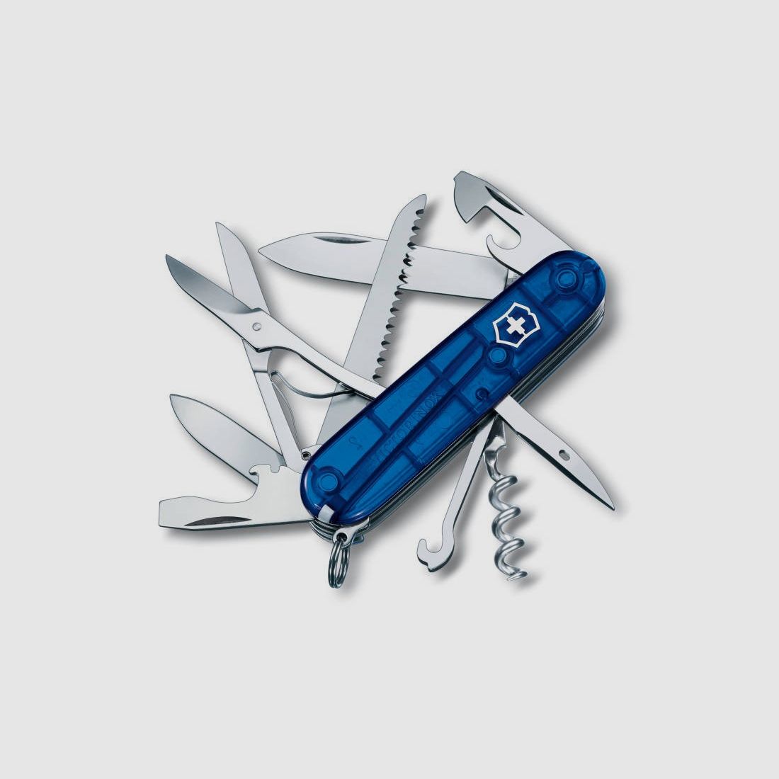 Victorinox Huntsman Blau Transparent
