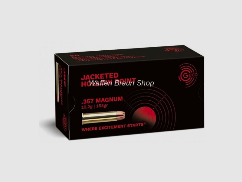 GECO PATR .357 MAG Hohlspitz 158 grain 50 STK